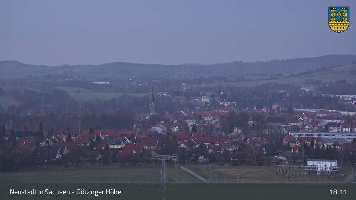Archiv Foto Webcam Blick auf Neustadt in Sachsen
