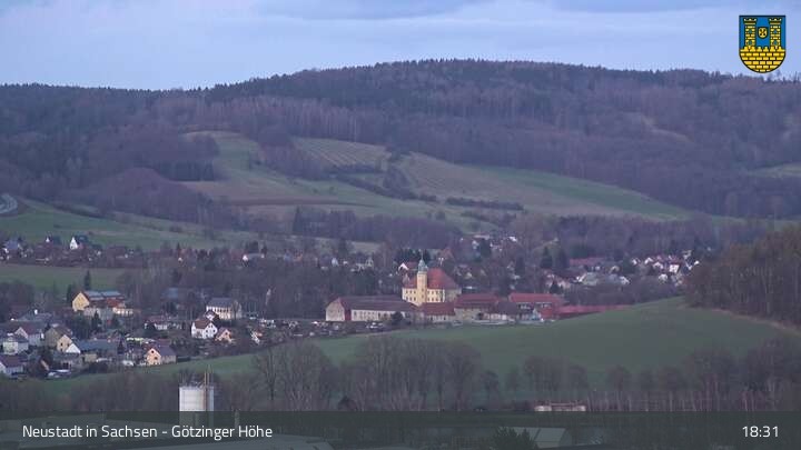 Archiv Foto Webcam Blick auf Neustadt in Sachsen