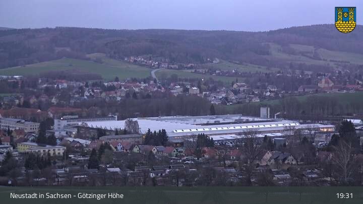 Archived image Webcam Neustadt in Saxony - Götzinger Höhe
