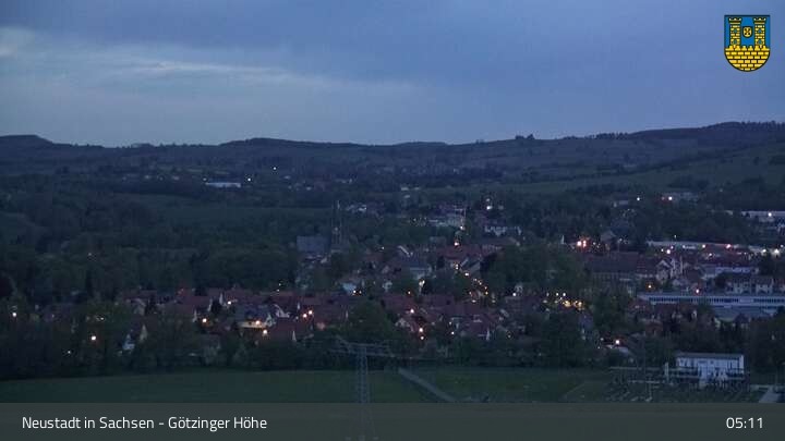 Archiv Foto Webcam Blick auf Neustadt in Sachsen