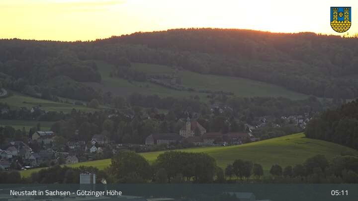 Archived image Webcam Neustadt in Saxony - Götzinger Höhe