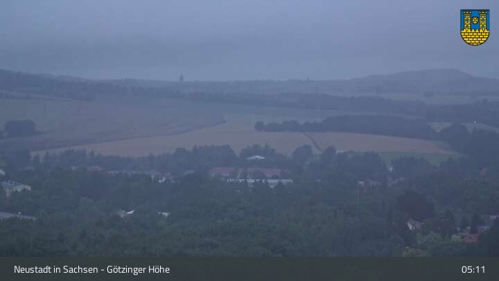 Archiv Foto Webcam Blick auf Neustadt in Sachsen