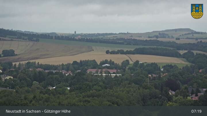 Archiv Foto Webcam Blick auf Neustadt in Sachsen