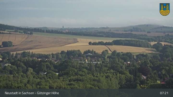 Archiv Foto Webcam Blick auf Neustadt in Sachsen