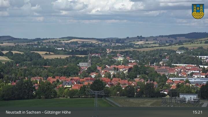 Archiv Foto Webcam Blick auf Neustadt in Sachsen