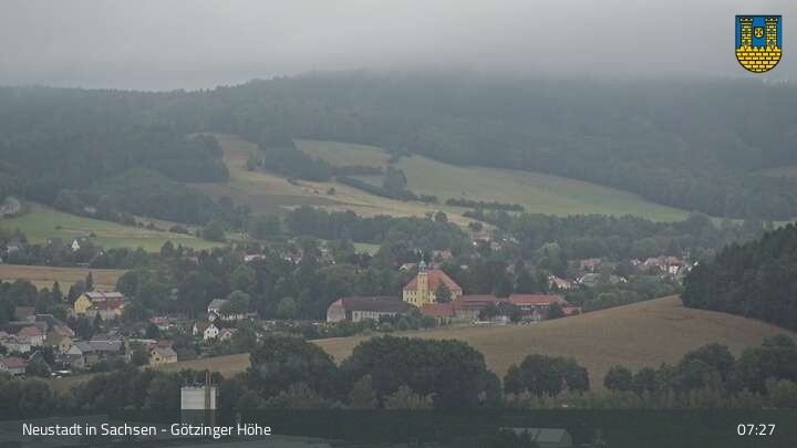 Archiv Foto Webcam Blick auf Neustadt in Sachsen
