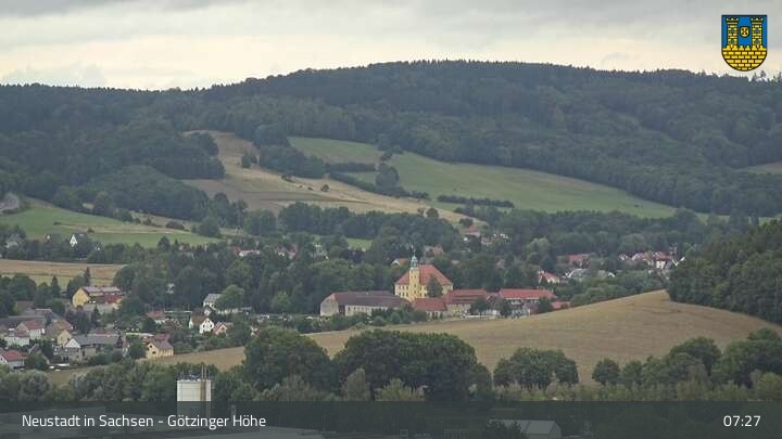 Archiv Foto Webcam Blick auf Neustadt in Sachsen