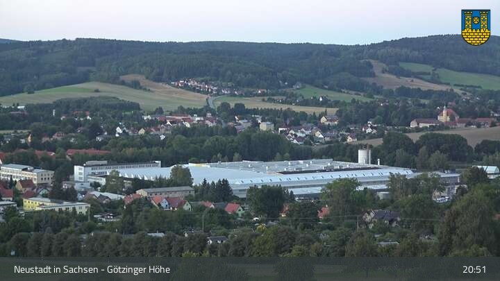 Archiv Foto Webcam Blick auf Neustadt in Sachsen