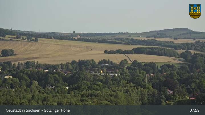 Archiv Foto Webcam Blick auf Neustadt in Sachsen