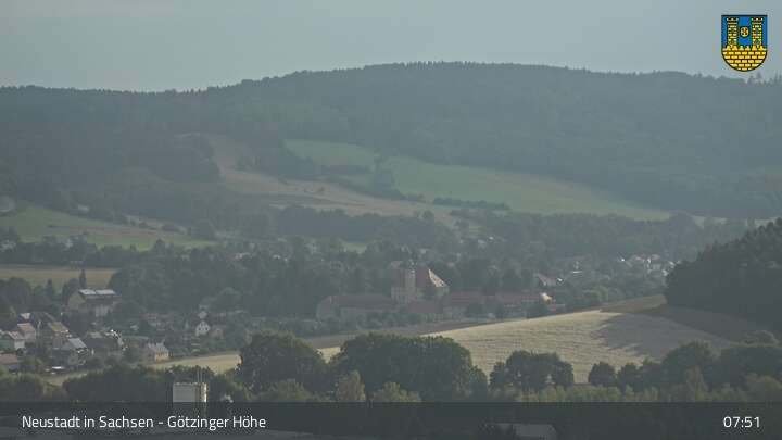 Archiv Foto Webcam Blick auf Neustadt in Sachsen