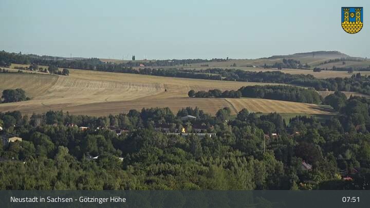 Archiv Foto Webcam Blick auf Neustadt in Sachsen