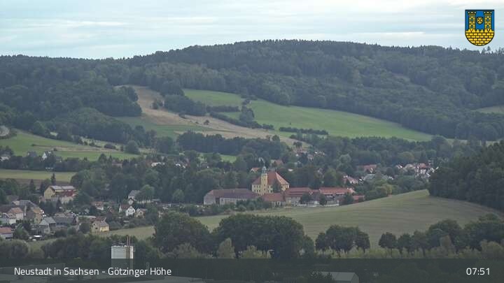 Archived image Webcam Neustadt in Saxony - Götzinger Höhe