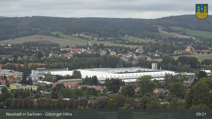 Archived image Webcam Neustadt in Saxony - Götzinger Höhe