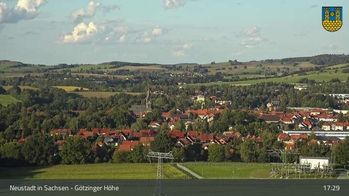 Archiv Foto Webcam Blick auf Neustadt in Sachsen