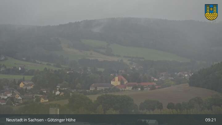 Archived image Webcam Neustadt in Saxony - Götzinger Höhe