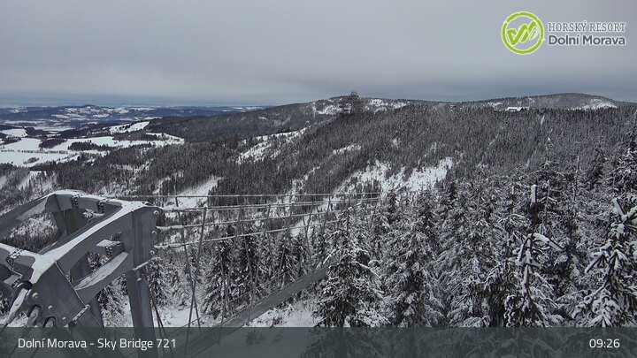 Archiv Foto Webcam Dolni Morava - U Slona Sesselbahn