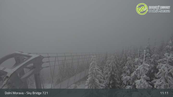 Archiv Foto Webcam Dolni Morava - U Slona Sesselbahn