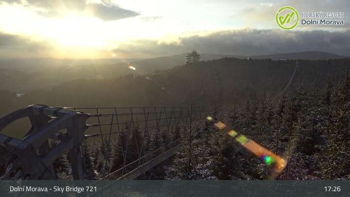 Archiv Foto Webcam Dolni Morava - U Slona Sesselbahn