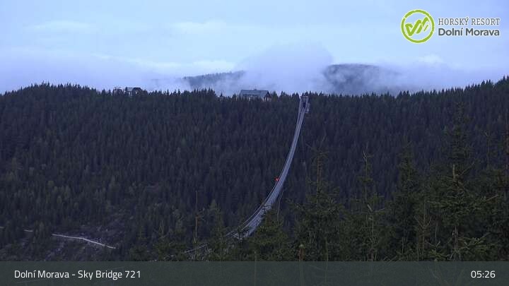 Archiv Foto Webcam Dolni Morava - U Slona Sesselbahn
