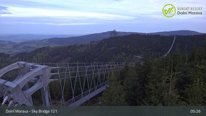 Archiv Foto Webcam Dolni Morava - U Slona Sesselbahn