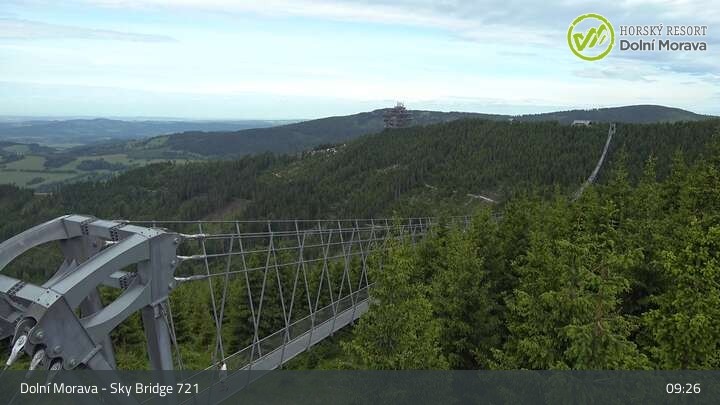 Archiv Foto Webcam Dolni Morava - U Slona Sesselbahn
