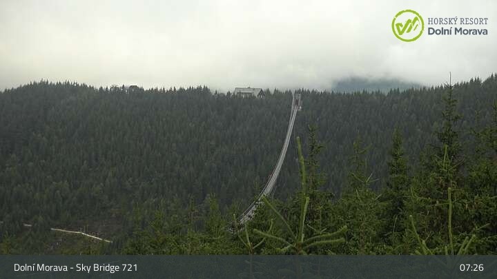 Archiv Foto Webcam Dolni Morava - U Slona Sesselbahn