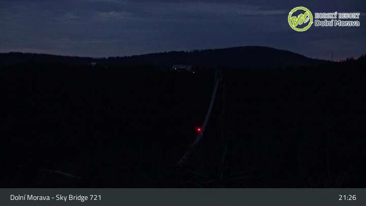 Archiv Foto Webcam Dolni Morava - U Slona Sesselbahn