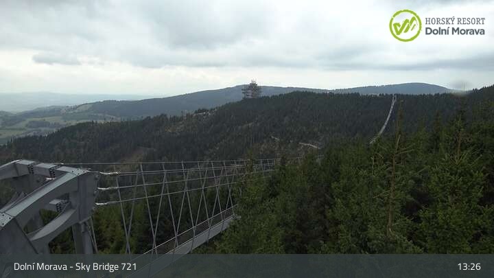 Archiv Foto Webcam Dolni Morava - U Slona Sesselbahn