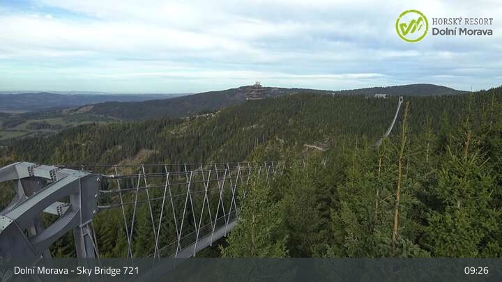 Archiv Foto Webcam Dolni Morava - U Slona Sesselbahn