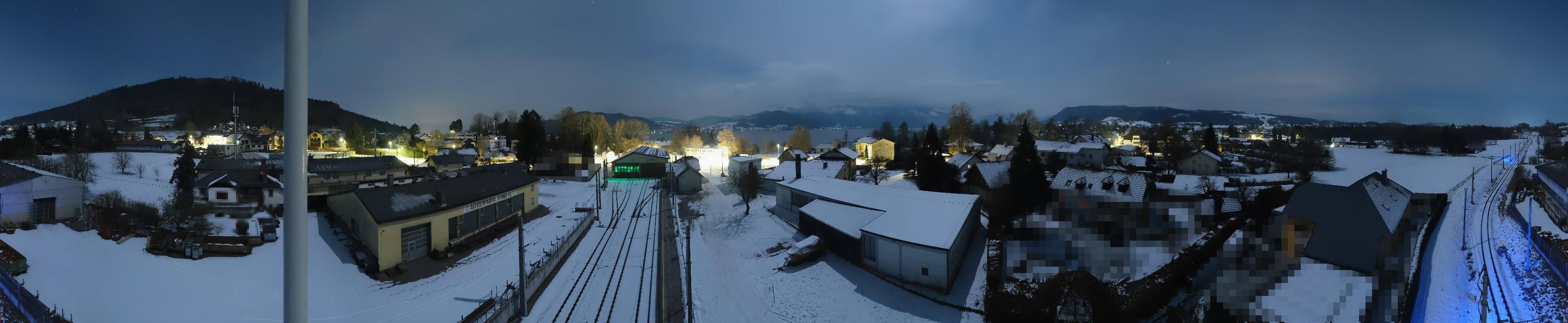 Archiv Foto Webcam Bahnhof am Attersee