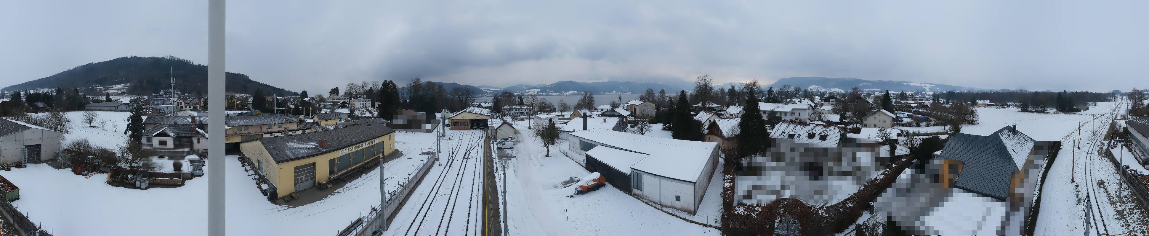 Archiv Foto Webcam Bahnhof am Attersee