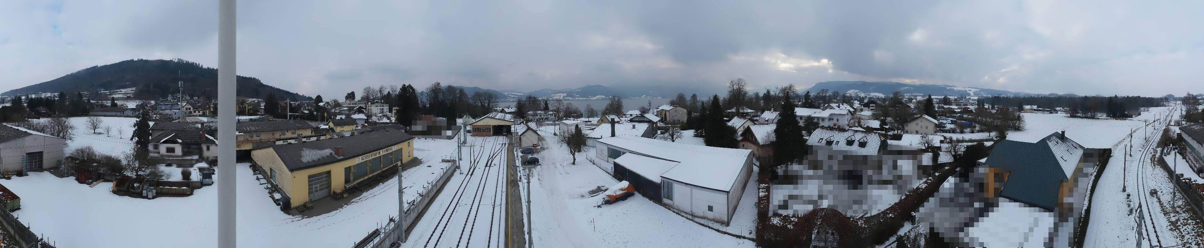 Archiv Foto Webcam Bahnhof am Attersee