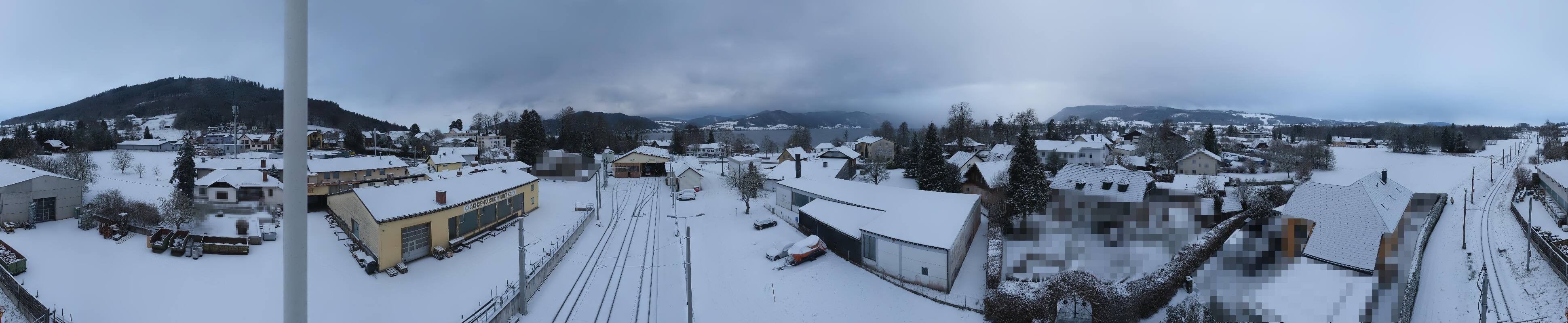 Archiv Foto Webcam Bahnhof am Attersee