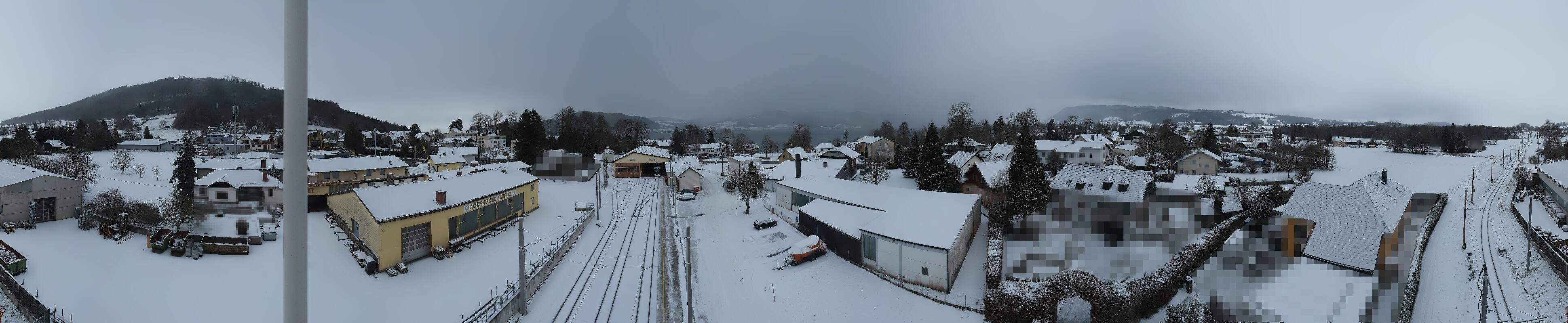 Archiv Foto Webcam Bahnhof am Attersee