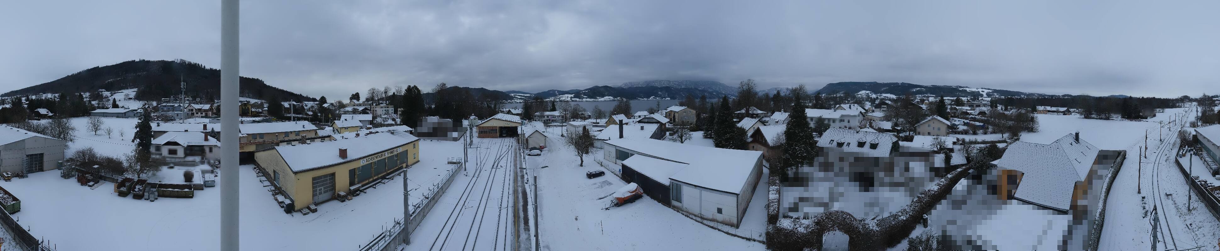 Archiv Foto Webcam Bahnhof am Attersee