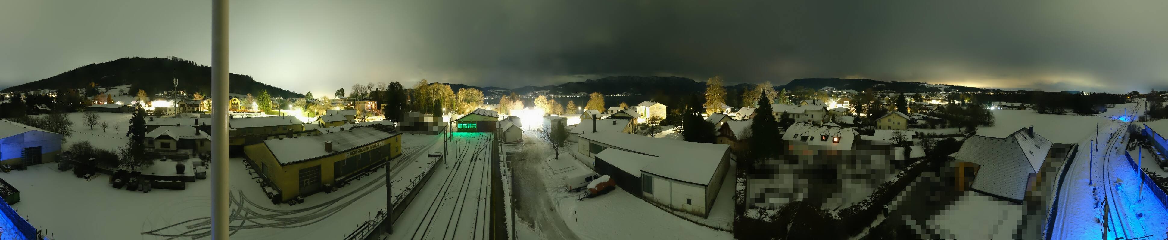 Archived image Webcam Train station at Attersee