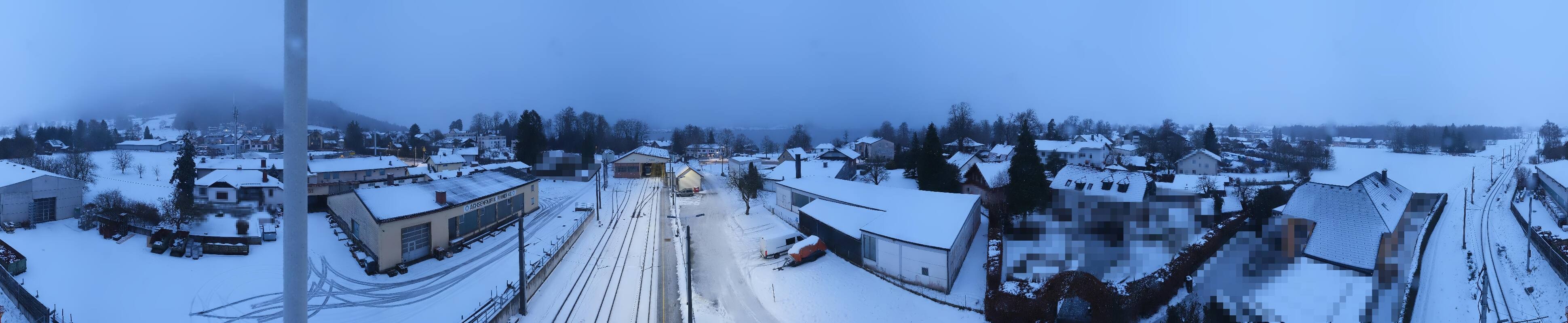 Archived image Webcam Train station at Attersee