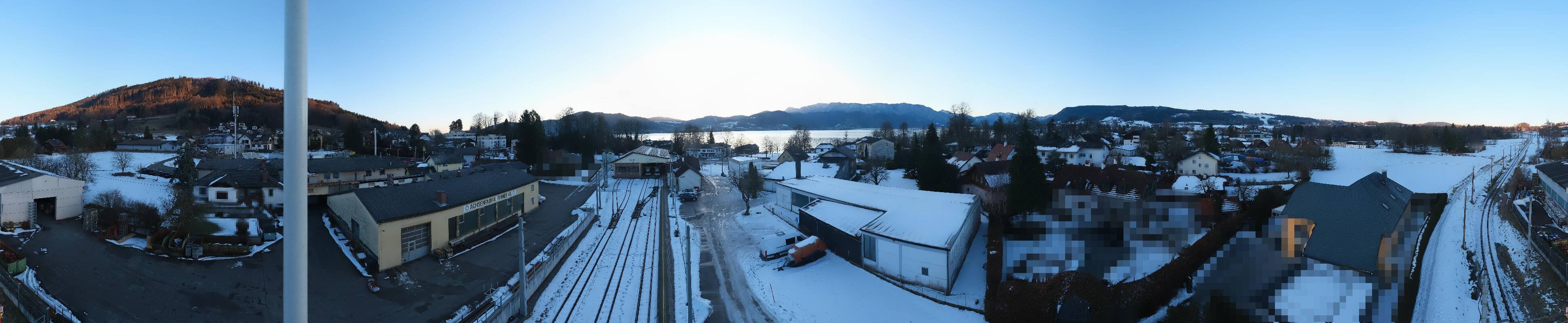 Archiv Foto Webcam Bahnhof am Attersee