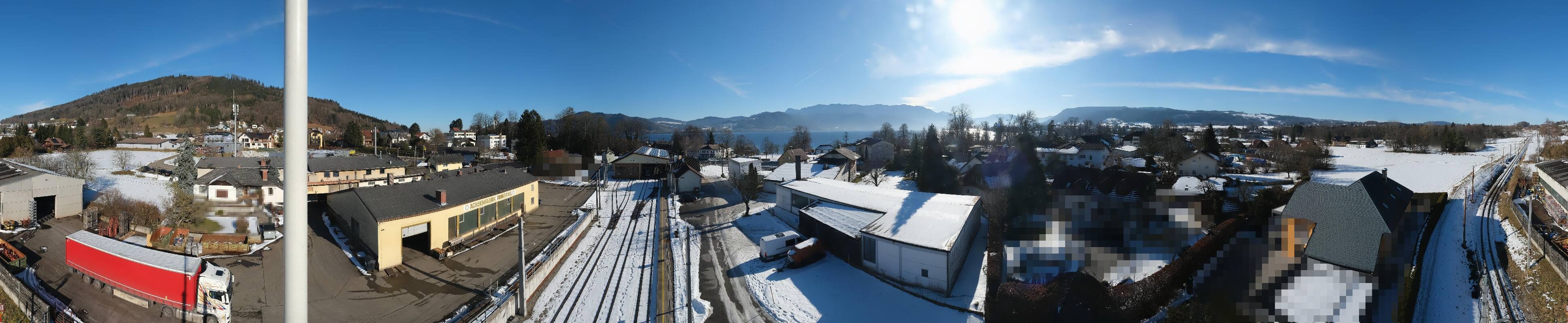 Archiv Foto Webcam Bahnhof am Attersee