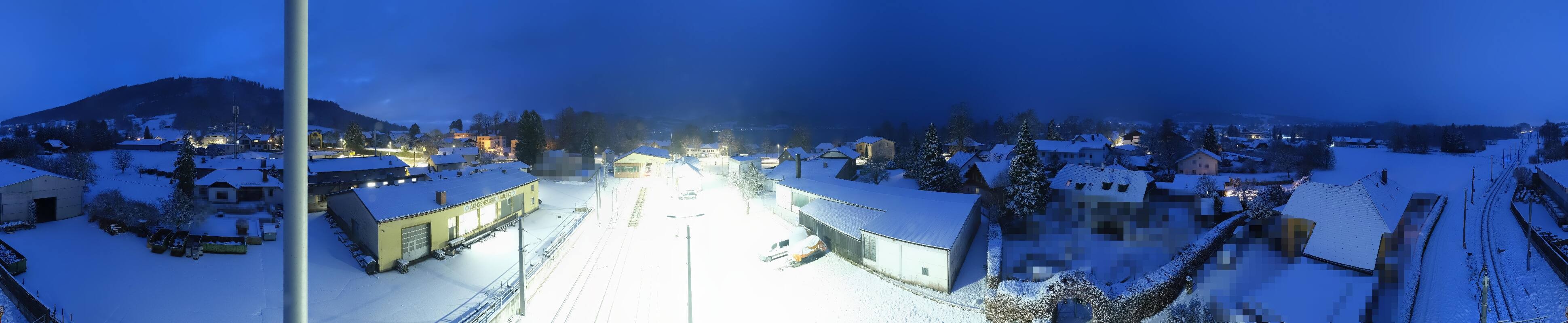 Archiv Foto Webcam Bahnhof am Attersee