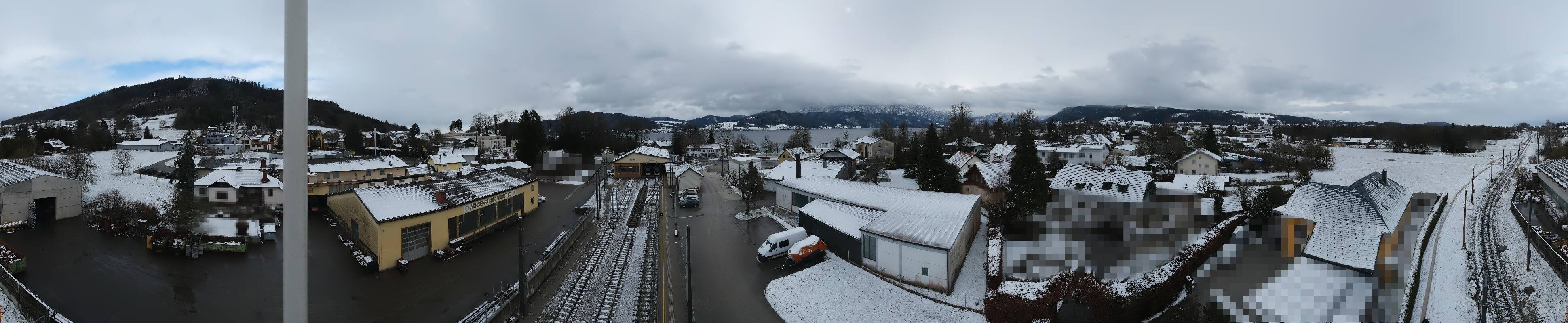 Archiv Foto Webcam Bahnhof am Attersee