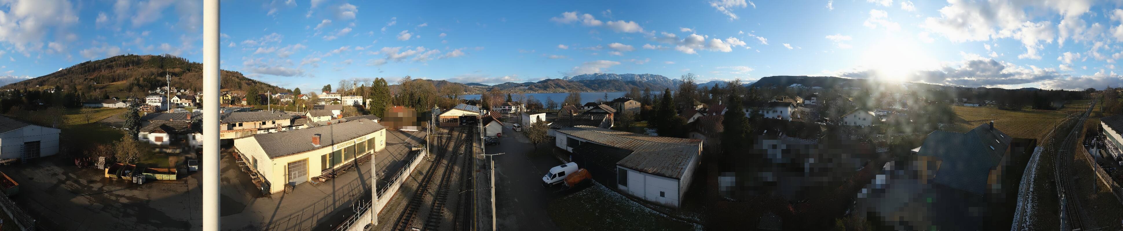 Archiv Foto Webcam Bahnhof am Attersee