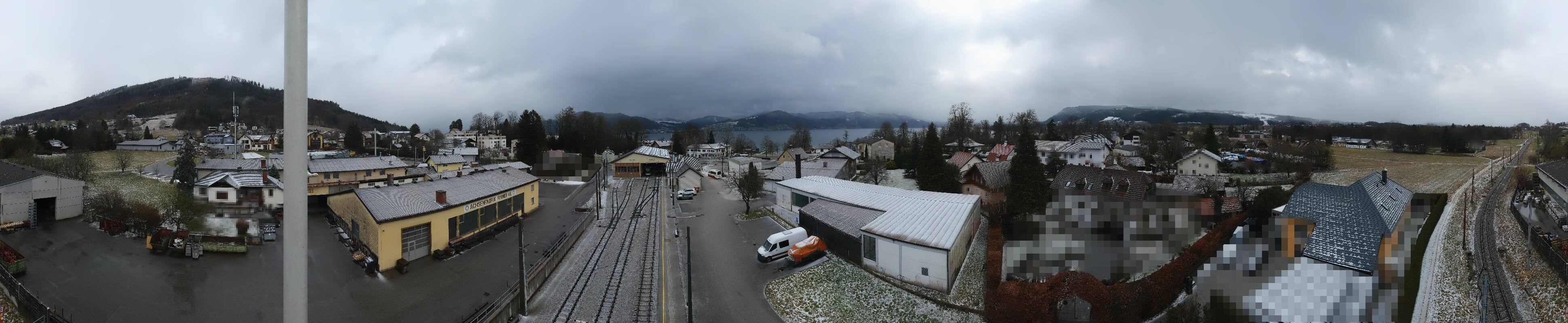 Archiv Foto Webcam Bahnhof am Attersee