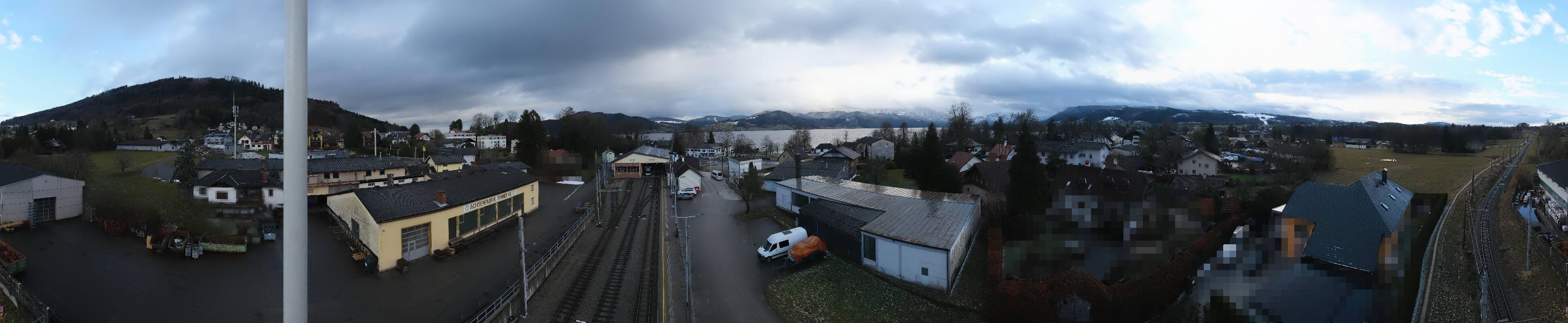Archiv Foto Webcam Bahnhof am Attersee