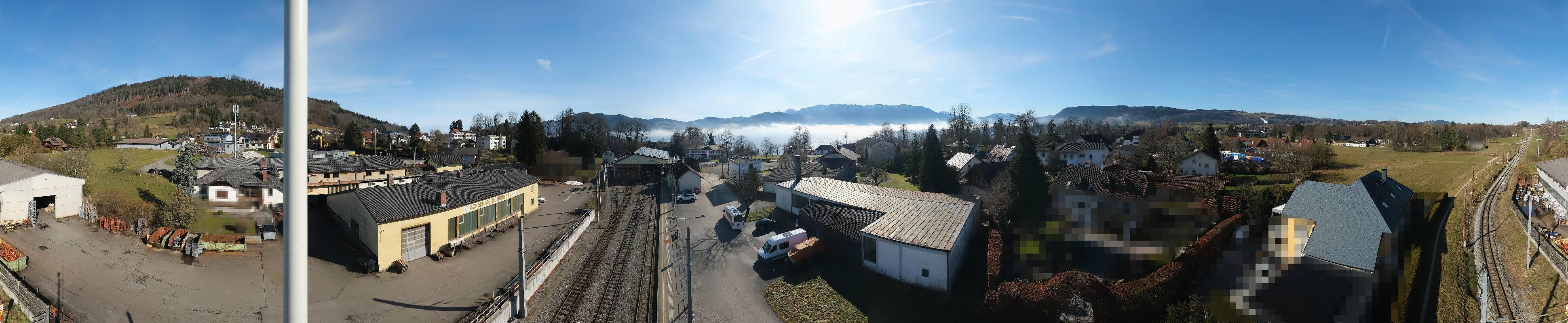 Archived image Webcam Train station at Attersee