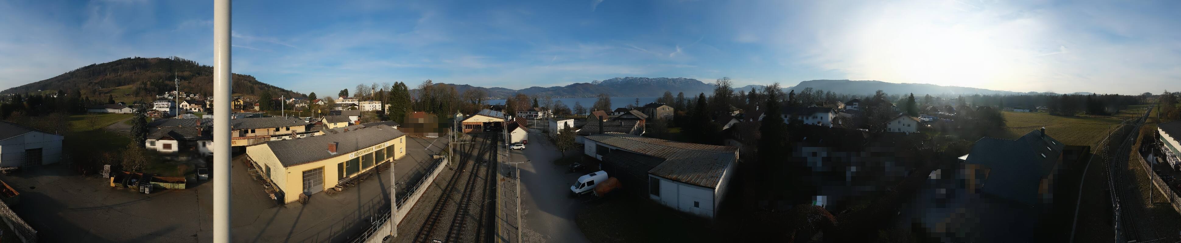 Archived image Webcam Train station at Attersee