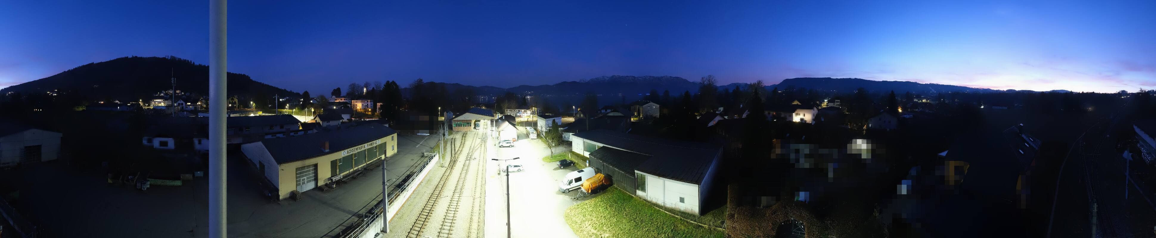 Archived image Webcam Train station at Attersee