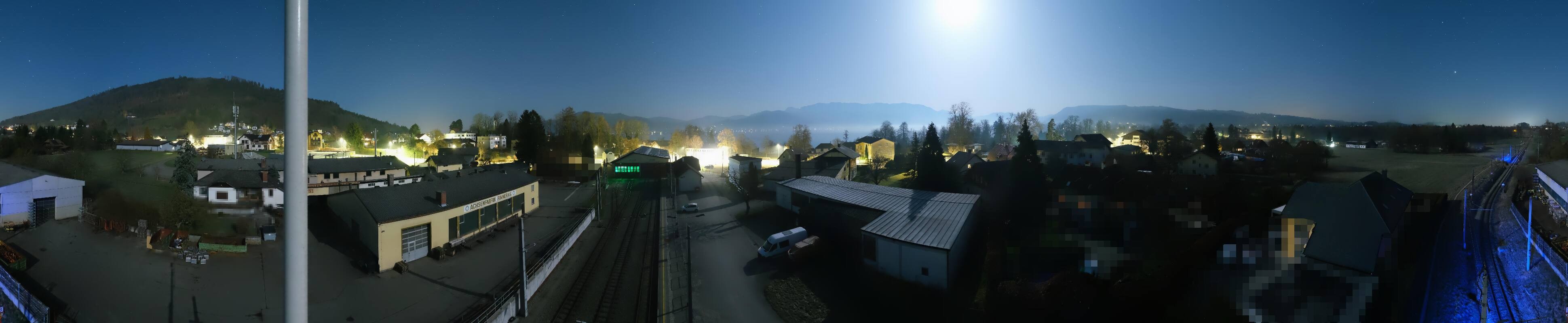 Archiv Foto Webcam Bahnhof am Attersee