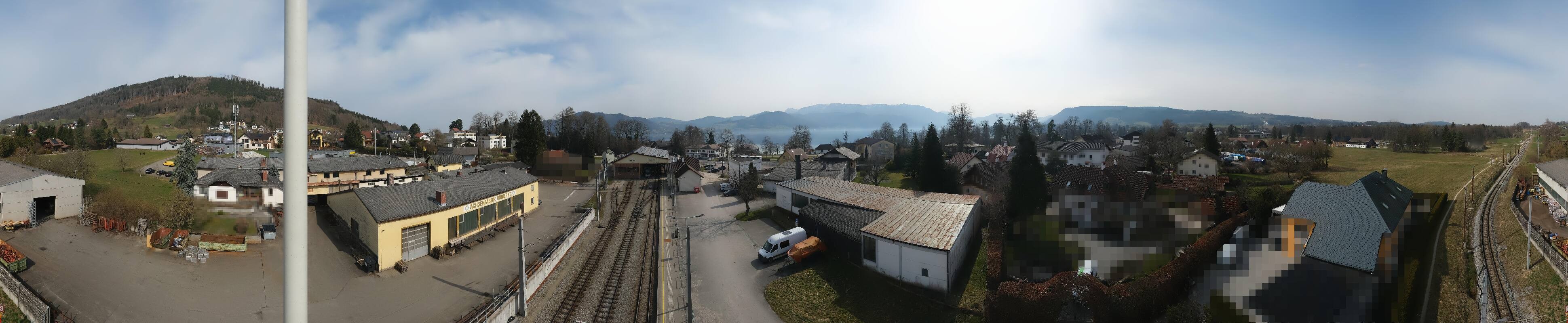 Archiv Foto Webcam Bahnhof am Attersee