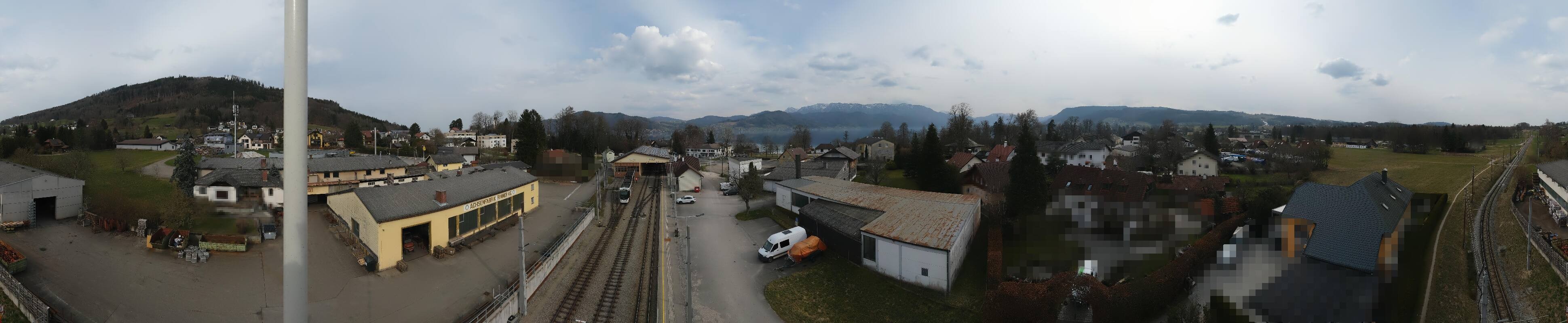 Archiv Foto Webcam Bahnhof am Attersee